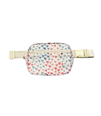 babysprouts Rainbow Hearts Mini Belt Bag