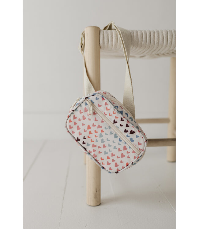 babysprouts Rainbow Hearts Mini Belt Bag