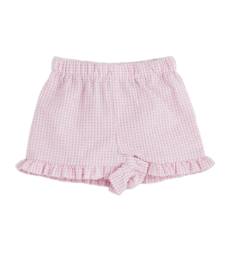 Funtasia Too Pink Seersucker Ruffle Shorts
