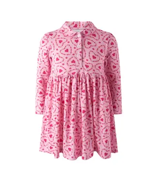 Rachel Riley Floral Heart Jersey Dress