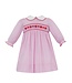 Petit Bebe Pink Gingham Valentine's Day L/S Dress