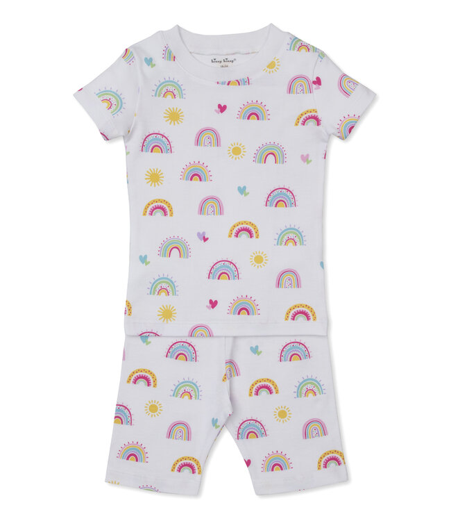 Kissy Kissy Rainbow Sunshine Short PJ Set