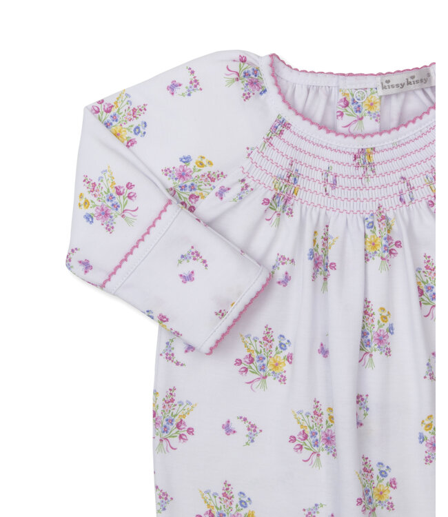 Kissy Kissy Pastel Gardens Footie