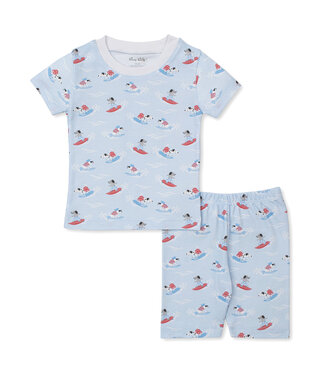 Kissy Kissy Blue Beach Pups PJs