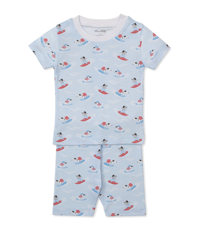 Kissy Kissy Blue Beach Pups PJs
