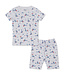 Kissy Kissy Blue Tropical Whales PJs
