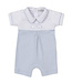 Kissy Kissy Blue/White Pique Twin Bunnies Short Playsuit