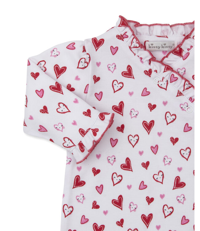 Kissy Kissy Hearts Galore Playsuit