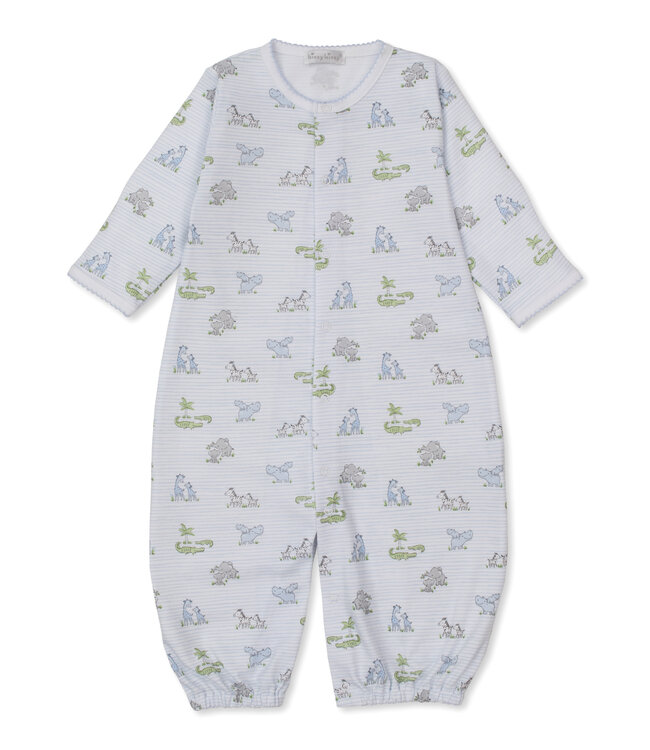 Kissy Kissy Blue Safari Party Convertible Gown