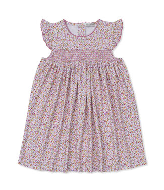 Kissy Kissy Blossoming Bows Smocked Dress