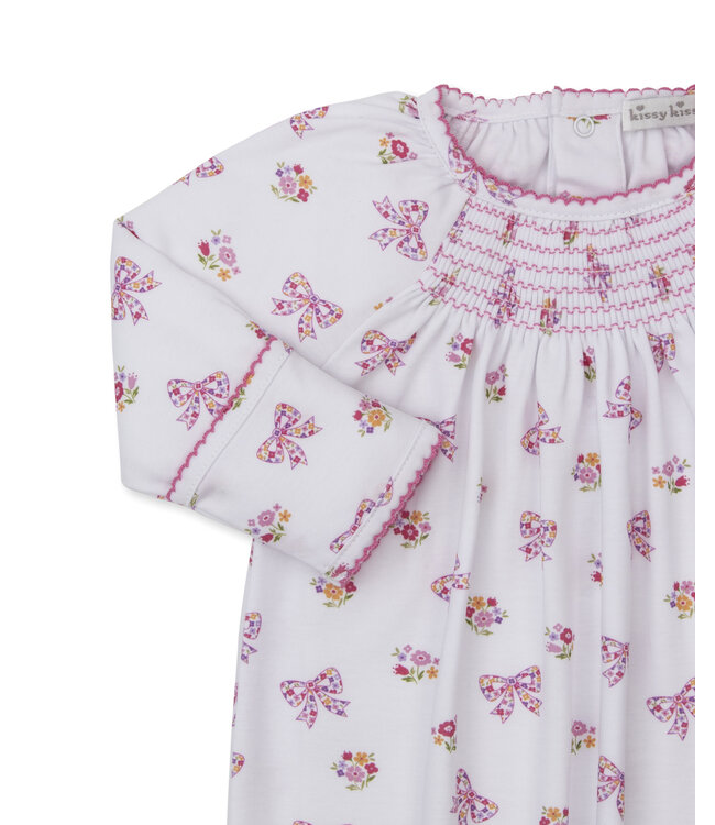Kissy Kissy Blossoming Bows Smock Sack