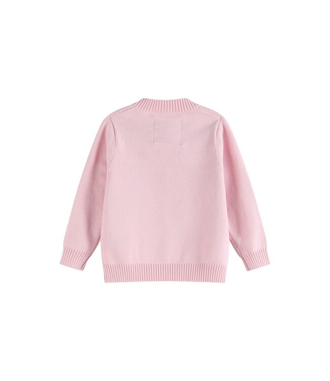 Pink Knit Easter Bunny Cardigan