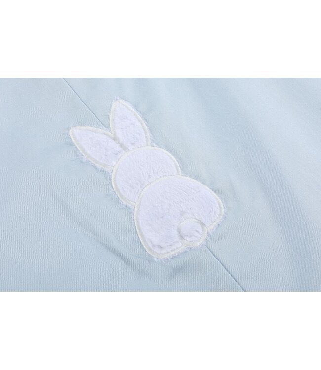 Lil Cactus Blue Fuzzy Bunny Overalls