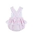 Lil Cactus Pink Seersucker Easter Bunny Ruffle Romper