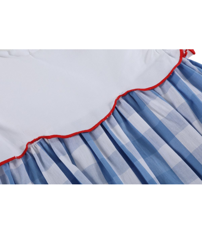 Lil Cactus Red/White/Blue Flutter Dress