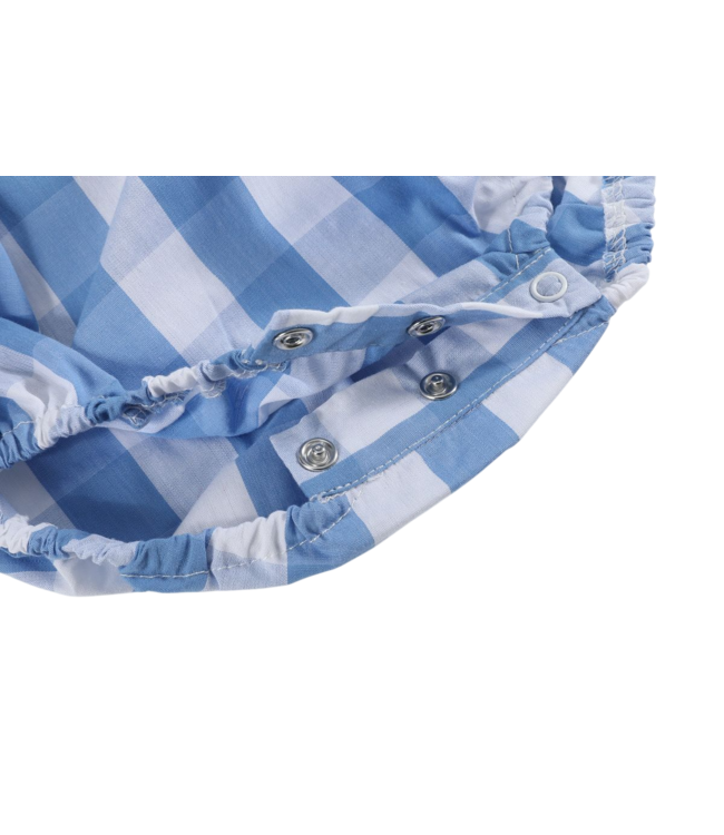 Lil Cactus Red/White/Blue Flutter Romper