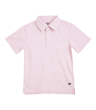 Pedal Pink Performance Heather Polo