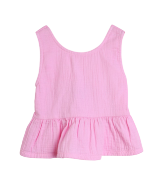 Pedal Pink Island Gauze Top