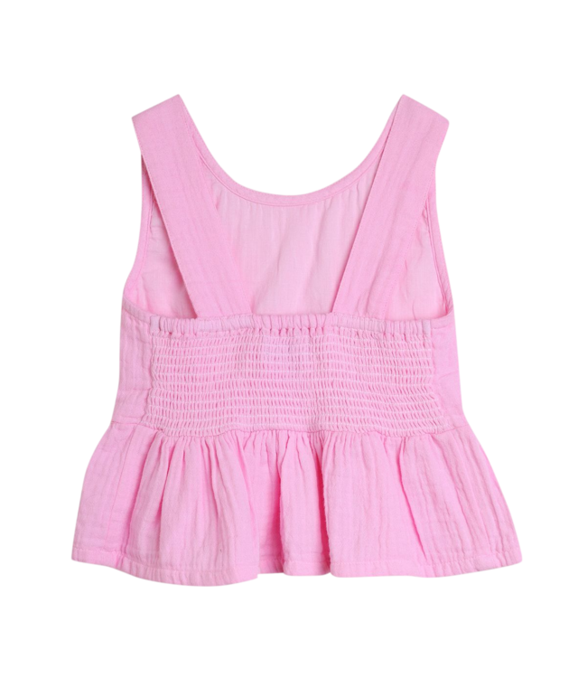 Pedal Pink Island Gauze Top