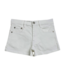 Pedal White Jean Shorts