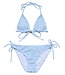 Snapper Rock Blue Seaside Gingham Triangle Bikini