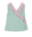 Claire & Charlie Green Knit Stripe Girls Golf Bloomer Set