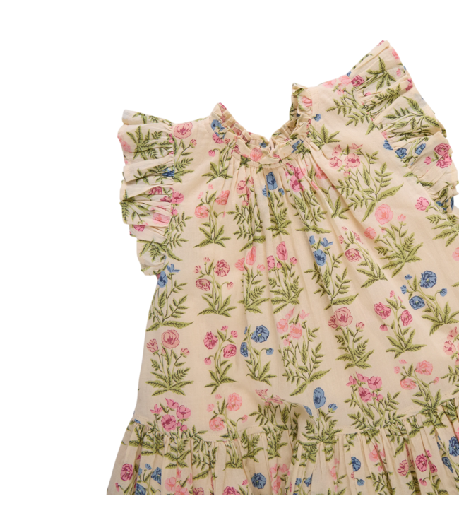 Pink Chicken Leafy Floral Harper Dress