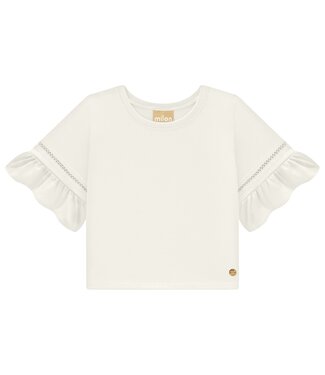 Milon Off White Cropped Top