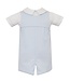 Petit Bebe Lt. Blue Jon Jon Set w/White Knit Shirt