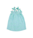 Beaufort Bonnet Sarasota School of Fish/White/Teal Laineys Little Dress