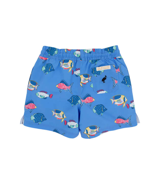 Beaufort Bonnet Here Fishy Fishy/Newport Night Tortola Swim Trunks