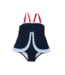 Beaufort Bonnet Nantucket Navy/Richmond Red Stratford Scallop Swimsuit