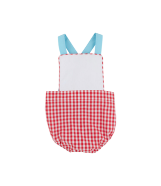 Beaufort Bonnet Richmond Red Gingham/White Sayre Sunsuit