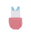 Richmond Red Gingham/White Sayre Sunsuit