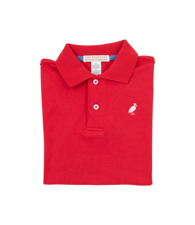 Beaufort Bonnet Richmond Red Prim and Proper Polo