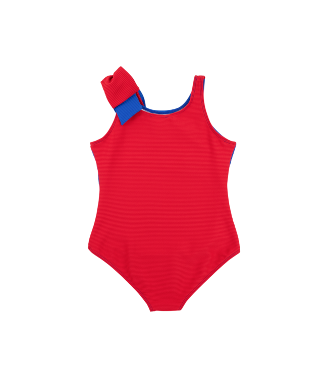 Beaufort Bonnet Rockefeller Royal/Red Brookhaven Bow Suit