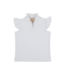 Worth Ave White Rosie Ruffle Top