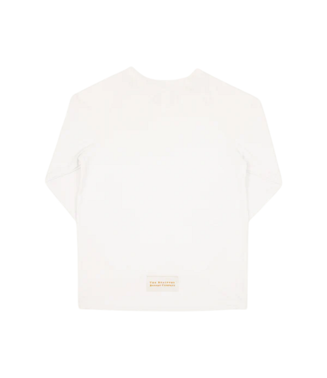 Worth Ave White Walker's Wave Swim Shirt - UPF