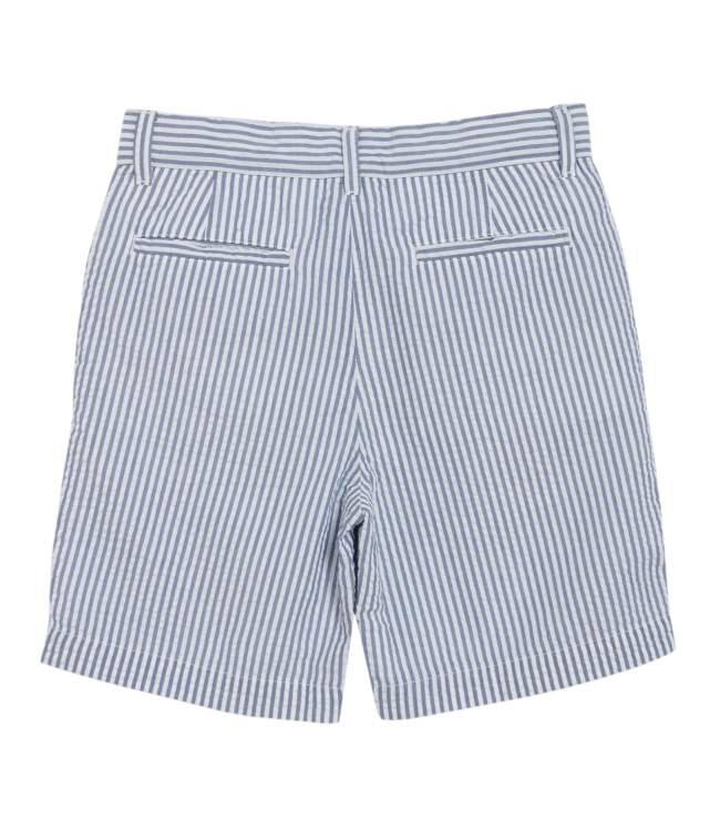 Blue Seersucker Short