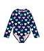 Tea Collection Ombre Hearts L/S One Pc. Swimsuit