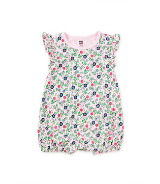 Tea Collection Azulejos Florales Flutter Baby Romper