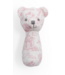 Toile Teddy Bear Rattle