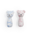 Toile Teddy Bear Rattle