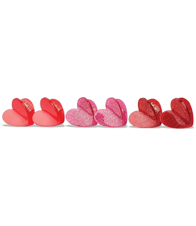Iscream Heart Hair Clips