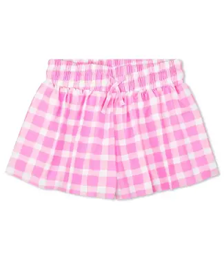 Iscream Pink Gingham Butterfly Shorts