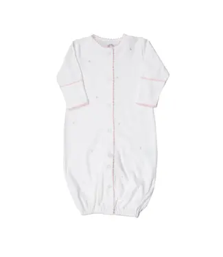 the proper peony Scallop Dot Converter Gown-Pink