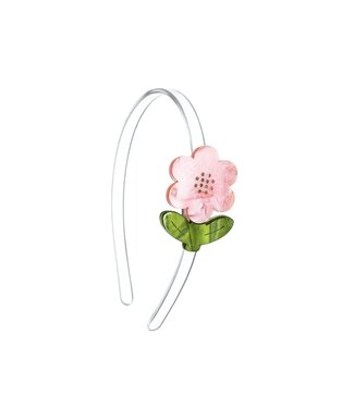 lilies&roses Flower Pink Pearlized Headband