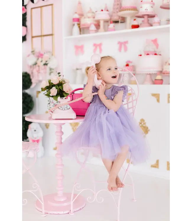 Mila & Rose Lavender Shimmer Tutu Dress