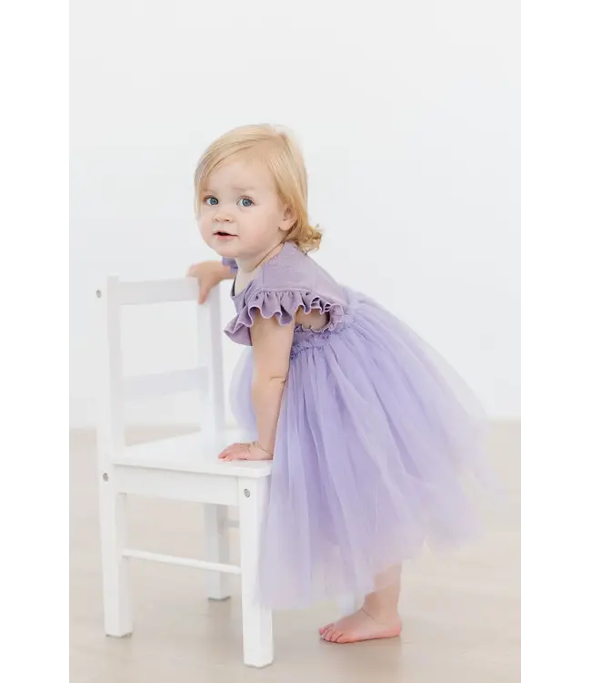 Mila & Rose Lavender Shimmer Tutu Dress