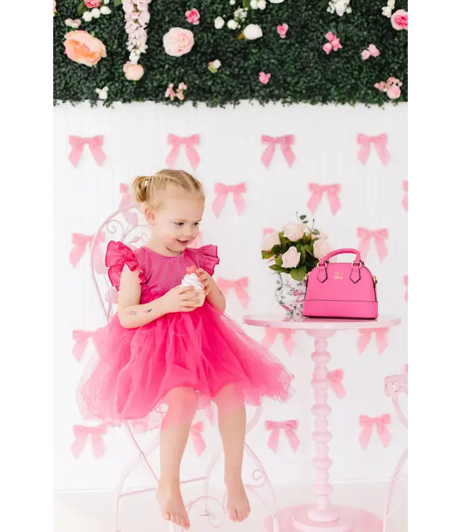 Mila & Rose Hot Pink Shimmer Tutu Dress